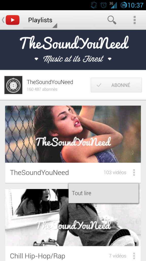 YouTube 5.0 Android