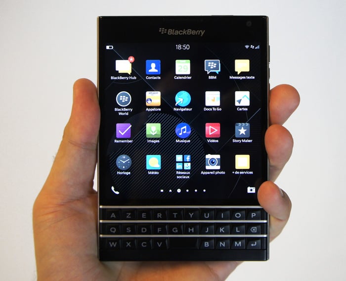 BlackBerry Passport : une vidéo du smartphone sous Android Lollipop
